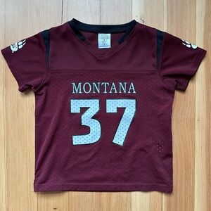 Montana Grizzlies Football Jersey 4T YOUTH KIDS TODDLER